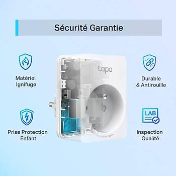 TP-Link Tapo P100 Mini Wi-Fi 4l Akll Priz