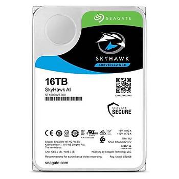 Seagate Skyhawk 3,5 16TB 256MB 7200 ST16000VE000 HDD & Harddisk