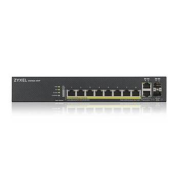 Zyxel Nebula GS1920-8HP V2 8P 100/100/1000 Web Y�netilebilir Hybrid PoE Switch (130 Watt)