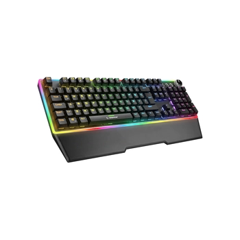 Rampage RMK-X2 MIRACLE Siyah USB Full RGB Ayd�nlatmal� Multimedia Q Red Switch Gaming Oyuncu Mekanik Klavye