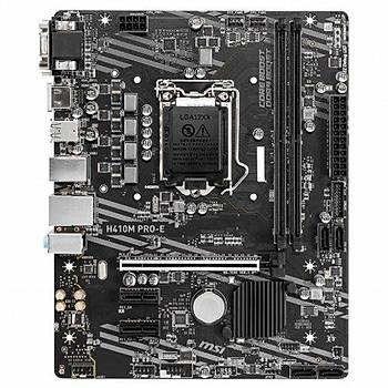 Msi H410M Pro-E DDR4 S+V+GL 1200p Anakart