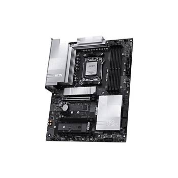 MSI Pro X870E-P  8200MHz (OC) AMD AM5 DDR5 Bluetooth 5.4 Type-C Wi-Fi7 5G Lan ATX Anakart