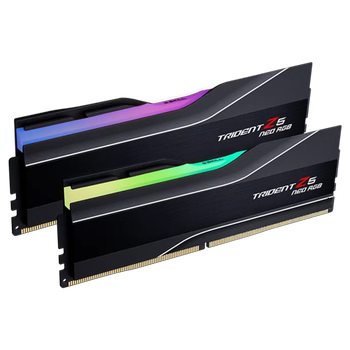 GSkill TZ5 Neo RGB Siyah 128GB DDR5 6000Mhz F5-6000J3444F64GX2-TZ5NR CL34 AMD EXPO Dual Bellek Kiti Ram