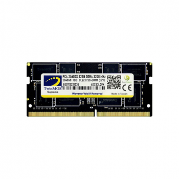 TwinMOS MDD432GB3200N, 32GB, DDR4, 3200MHz, 1.2V Notebook Ram