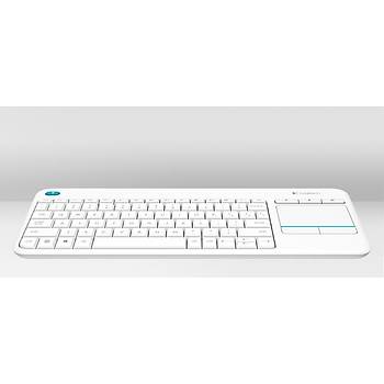 Logitech K400 Plus Kablosuz Touch Klavye-Beyaz 920-007150