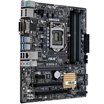 Asus B150M-C DDR4 2133MHz S+V+GL 1151 Anakart