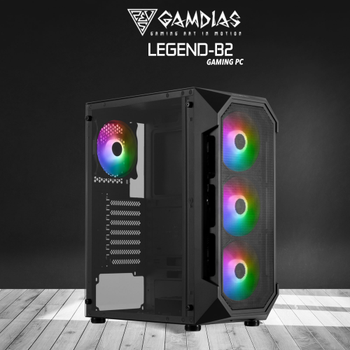 Gamdias Legend-B2 i5-12400F 32Gb DDR5 Ram 1Tb NVMe SSD GDDR6 RTX4060TI 600W FreeDos Oyuncu Bilgisayar