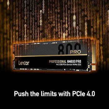 Lexar NM800P 2TB PRO LNM800P002T-RNNNG PCIe GEN4X4 M.2 NVMe 7500-6500Mb/s  SSD
