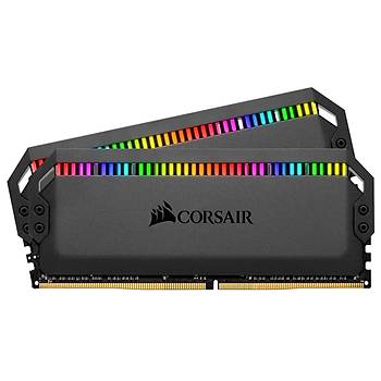 Corsair CMT32GX4M2C3600C18 32GB (2X16GB) DDR4 3600MHz CL18 Dominator Platinum RGB Soutuculu Siyah DIMM Bellek Ram