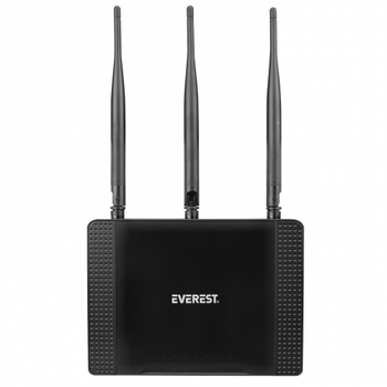 Everest EWR-674N 4Port 1 WAN 300Mbps 2.4Ghz Wifi Masa�st� Megabit WISP Repeater Router Access Point