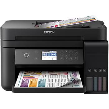 Epson EcoTank L6370 Wi-Fi + Taray�c� + Fotokopi Renkli �ok Fonksiyonlu Tankl� M�rekkep P�sk�rtmeli Yaz�c�
