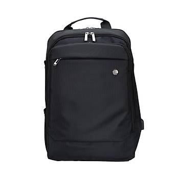 PLM Torino-Usb 15.6 İnç Siyah Notebook Sırt Çantası