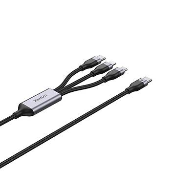 Unitek Type-C to Lightning/ USB-C/ Micro USB 1.5M �oklu �arj Kablosu 20W (C14101AGY01-1.5M)