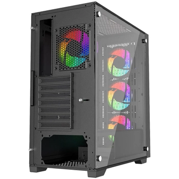 PowerBoost PB-P705B 650w 80+ Bronze USB 3.0 Mesh ARGB Fanl� Gaming Siyah Kasa