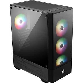 MSI MAG FORGE 112R Temperli Cam 3x120mm 1x120mm ARGB Fan ATX Gaming Bilgisayar Kasas