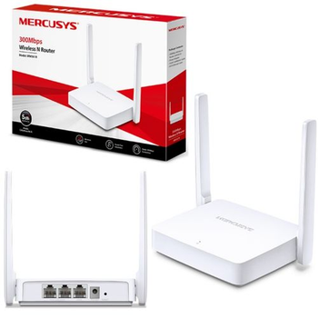 Tp-Link Mercusys MW301R 3Port 300Mbps 2.4Ghz WiFi Masa�st� Megabit Router