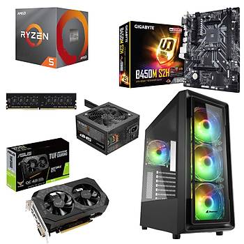 Bronz Class Ryzen 5 3500 lemci GTX 1650 Ekran Kart 8GB Ram 240GB SSD Oyuncu Bilgisayar