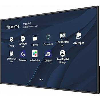 ViewSonic CDE4330 43�n� 6.5ms 4K Ultra HD Siyah Sunum Ekran�