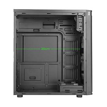 Frisby FC-2910B 500W 1X120MM Fan USB 2.0 Midi Tower Siyah