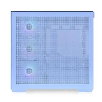 Thermaltake View 380 Hydrangea Blue 4x12cm ARGB Fanl� ATX Mid Tower Bilgisayar Kasas� (PSU yok)