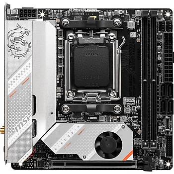MSI Mpg B650I Edge Wi-Fi 6E AMD AM5 DDR5 7200Mhz(OC) Mini-ITX Anakart