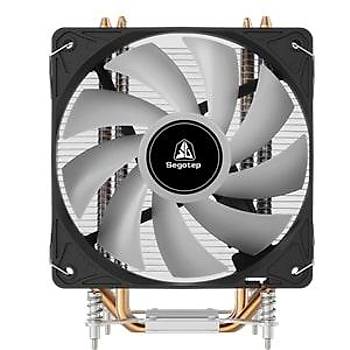 Segotep Frozen Tower E4 120mm Siyah Hava So�utucu (LGA 1700 Uyumlu)