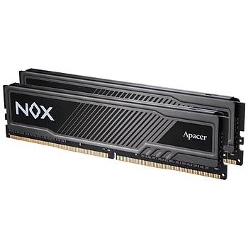 Apacer NOX 16GB (2x8GB) 3600 MHz CL18 DDR4 Gaming Ram (AH4U16G36C25YMBAA-2)