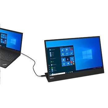 Lenovo ThinkVision M15 62CAUAT1WL 15.6 Full HD 6ms Type-C IPS Ta��nabilir Monit�r