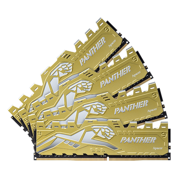 Apacer Panther Black-Gold 8GB (1x8GB) 3000Mhz CL16 DDR4 Gaming Ram (EK.08G2Z.GJC)