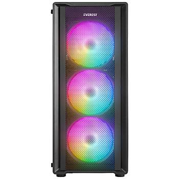 Everest MIDION Mesh PEAK 350W 4*120MM Rainbow KASA