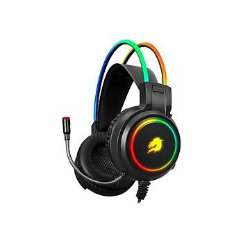 GameBooster Firefly GB-H18L RGB 7.1 USB Kablolu Kulak Üstü Oyuncu Kulaklığı