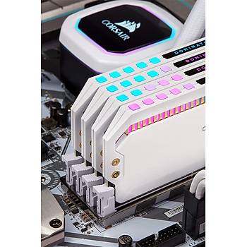 Corsair CMT32GX4M2K4000C19W 32GB (2X16GB) DDR4 4000MHz CL19 Dominatr Platinum RGB Soutuculu Beyaz DIMM Bellek Ram