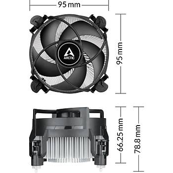 Arctic Alpine 17 CO AR-ACALP00041A ��lemci So�utucu (LGA 1700 Uyumlu)