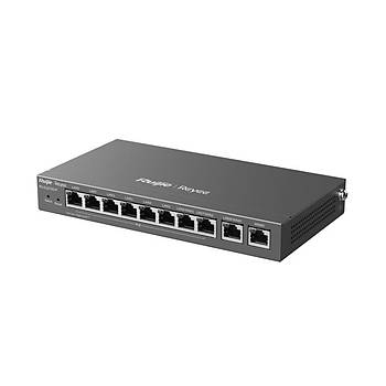 Ruijie Reyee RG-EG210G-P 10Port Gigabit 600Mb/s 70W Y�netilebilir POE Router