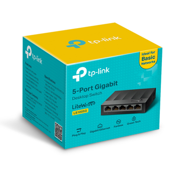 TP-Link Omada LS1005G Green Tech 5Port GigaBit Y�netilemez Masa�st� Switch