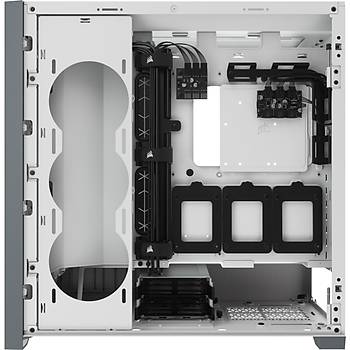 Corsair CC-9011213-WW Icue 5000X Tamperli Cam Yan Panel Mid Tower Bilgisayar Kasas Beyaz