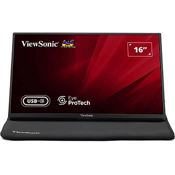 ViewSonic VA1650 16 in� 60Hz 7Ms HDMI+USB-C FullHD IPS Ta��nabilir Monit�r