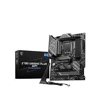 MSI MB Z790 Gaming Plus Wifi 6E LGA1700 DDR5 7200MHZ(OC) Gen5 ATX Oyuncu Anakart