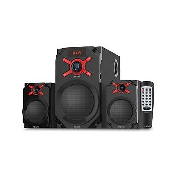 Mikado MD-1512 20 W Siyah USB-SD-FM Radyolu 2+1 Multimedia Bluetooth Hoparlr