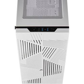 Corsair 275R Airflow Tempered Glass USB 3.0 Beyaz Mid Tower Bilgisayar Kasas