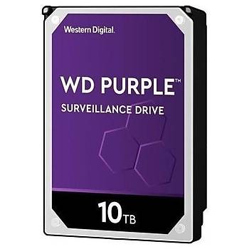 WD Purple 3.5 SATA III 6Gb/s 7200RPM 10TB 256MB 7/24 Guvenlık WD101PURP Harddisk