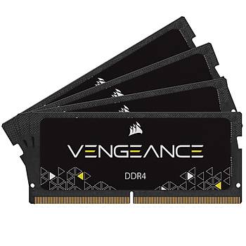 Corsair CMSX8GX4M1A3200C22 8GB(1x8GB) DDR4 3200MHz CL22 Vengeance Notebook Sod�mm Siyah Bellek