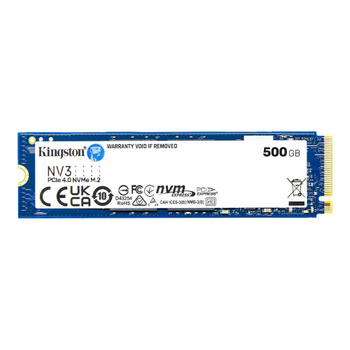 Kingston SNV3S/500G NV3 500GB 5000/3000 Gen4 NVME PCIe M.2 2280 SSD