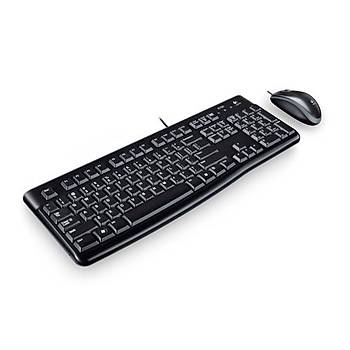Logitech MK120 Set Q TR Siyah Klavye Mouse set 920-002560