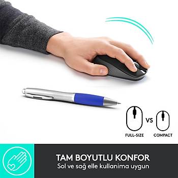 LOGITECH M190 KOZAK CHARCOAL MOUSE 910-005905