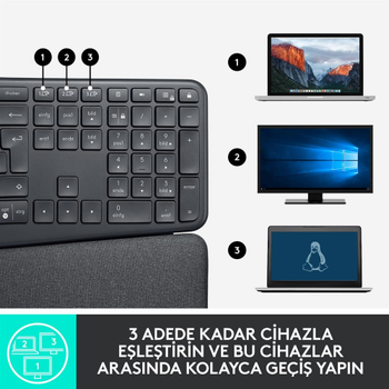 Logitech Ergo K860 920-010109 Kablosuz Klavye