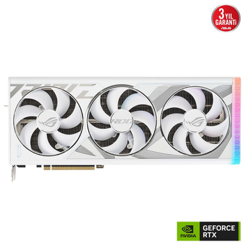 Asus ROG-STRIX-RTX4090-24G-WHITE 24Gb 384Bit GDDR6X 2xHDMI 3xDP Gaming Ekran Kart�