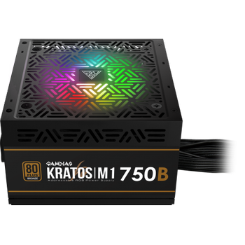 Gamdias Talos M1 Elite 750W Tempered Glass ARGB 80+ Bronze ATX Gaming Kasa