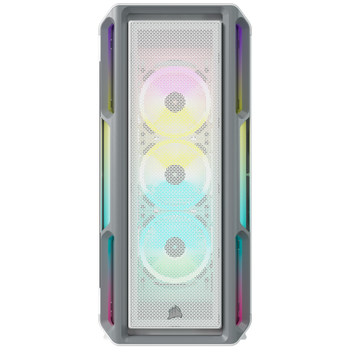 Corsair iCUE 5000T RGB CC-9011231-WW Led Fanl ATX Beyaz Oyuncu Kasas