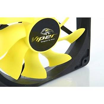 Akasa FN059 12CM Viper Sper Sesiz PWM Fan FN059